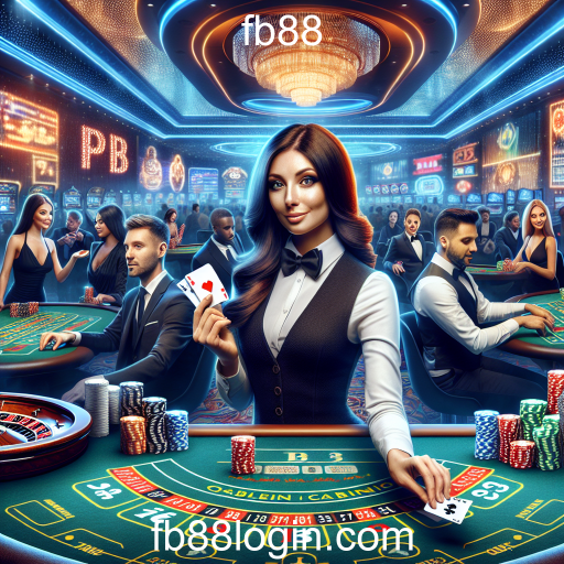 Experimente a Emoção do Cassino Ao Vivo no fb88